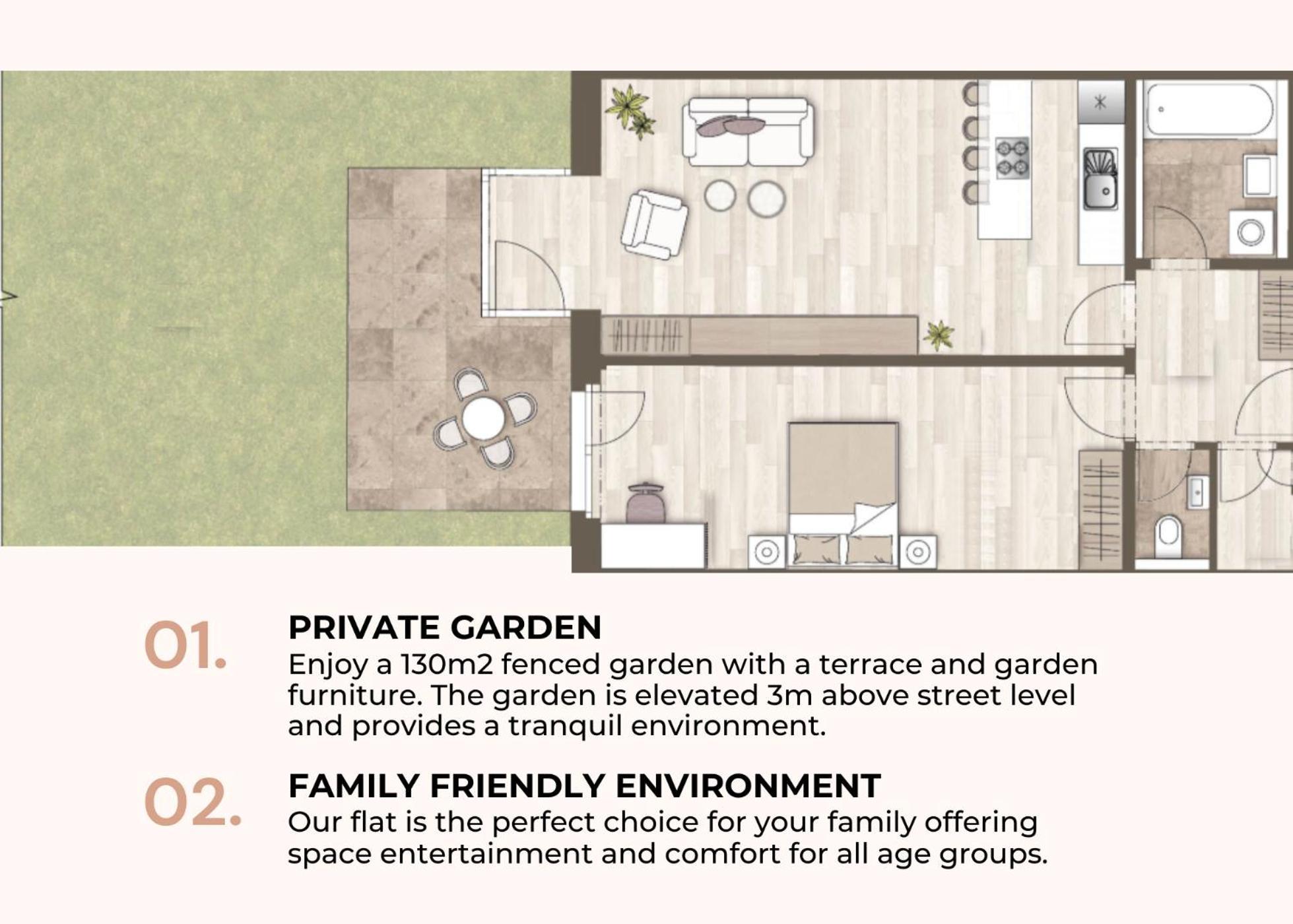 Lejlighed Beta - Garage, Air Condition, Garden, At Metro Prag