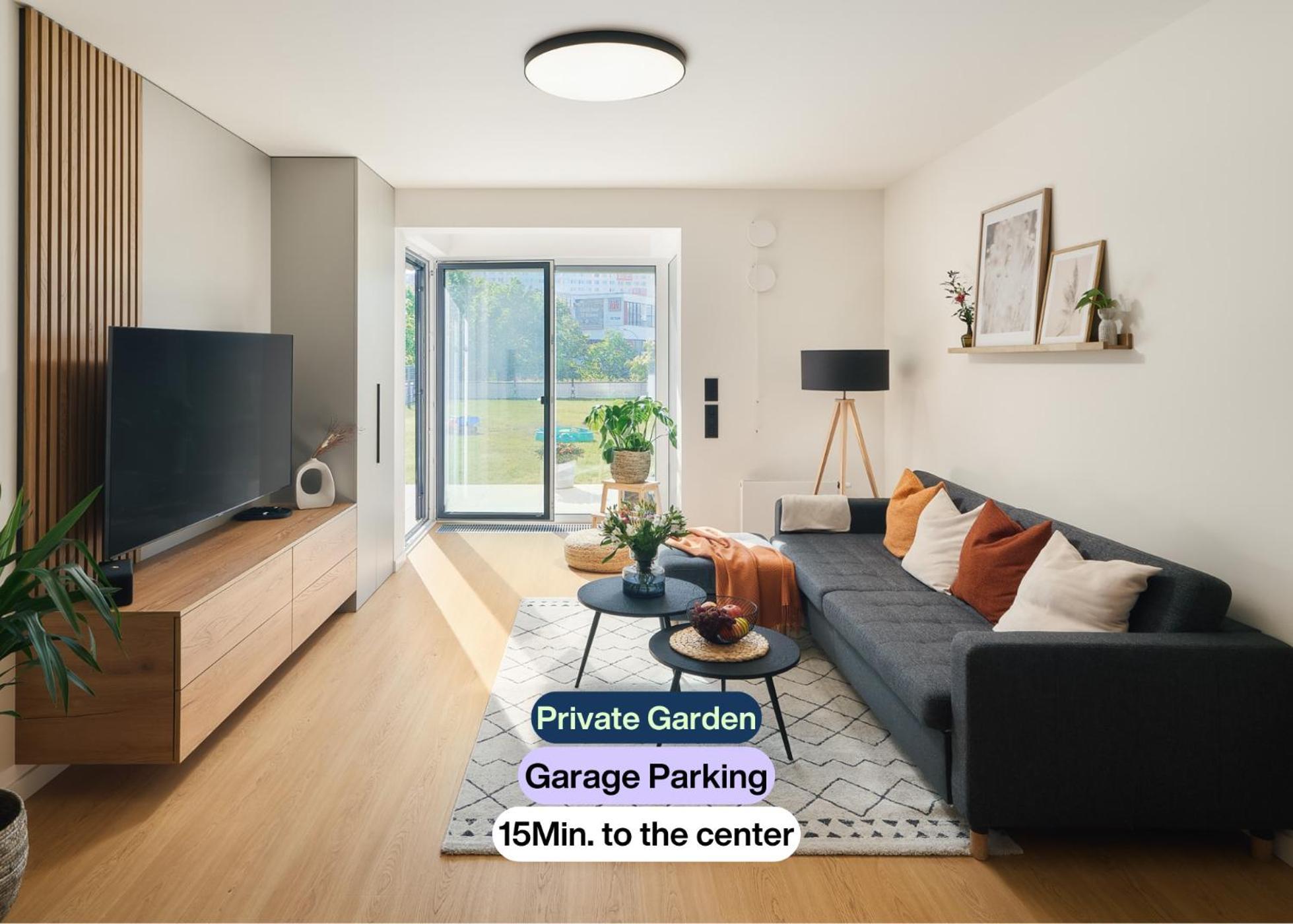Beta - Garage, Air Condition, Garden, At Metro Lejlighed